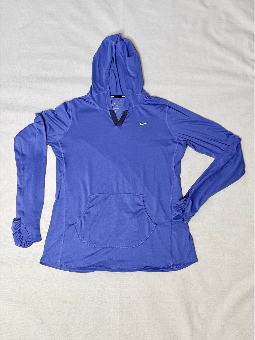 Nike Element Dri-FIT Running Hoodie Women’s L Purple 545894-553 Thumbholes
